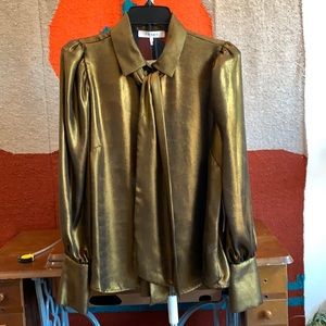 FRAME Glam Blouse Sz M